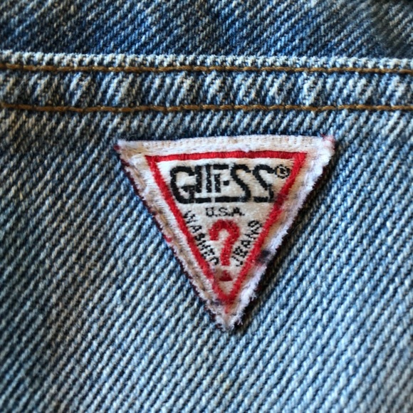 Vintage Guess jean pencil skirt. - Picture 5 of 10